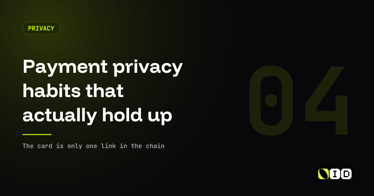 Payment privacy habits — ZERO ID